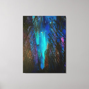 Northern Lights Painting Canvas Print