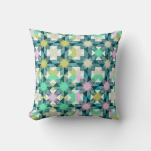 Northern Lights patchwork Cushion