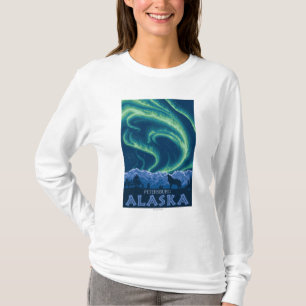 Northern Lights - Petersburg, Alaska T-Shirt