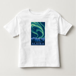 Northern Lights - Petersburg, Alaska Toddler T-Shirt