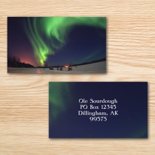 Northern Lights Photo Calling Card