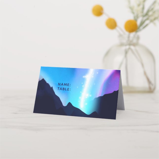 Northern Lights Place Card (Front)