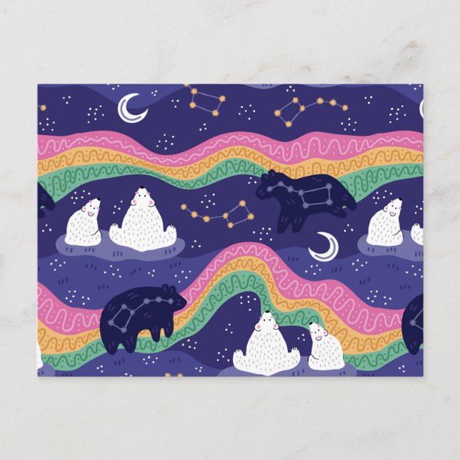 Northern Lights Postcard (Front)