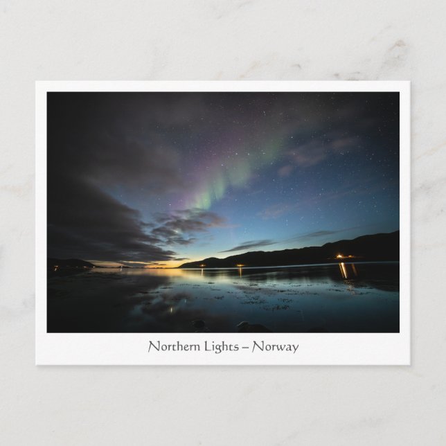 Northern Lights Postcard (Front)