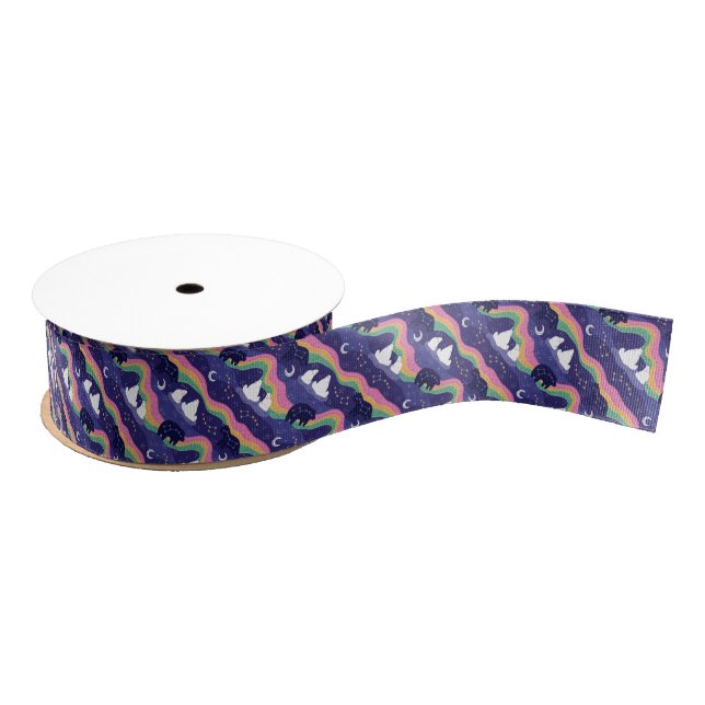 Northern Lights Ribbon Grosgrain Ribbon (Spool)
