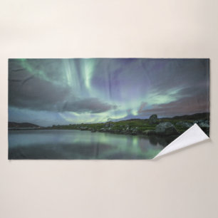 Northern Lights Scandinavia Bath Towel