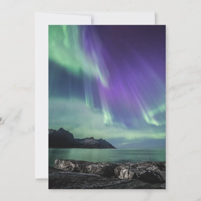 Northern Lights Senja Card (Front)