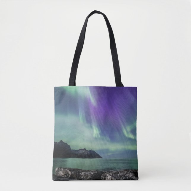 Northern Lights Senja Tote Bag (Front)