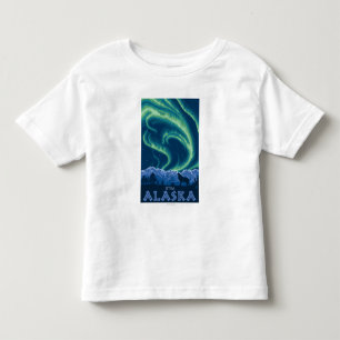 Northern Lights - Sitka, Alaska Toddler T-Shirt