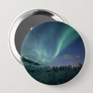 Northern Lights Sky 10 Cm Round Badge