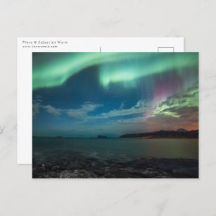 Northern Lights Sommarøy Postcard