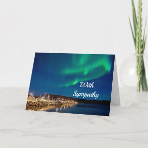 Northern Lights Sympathy Card