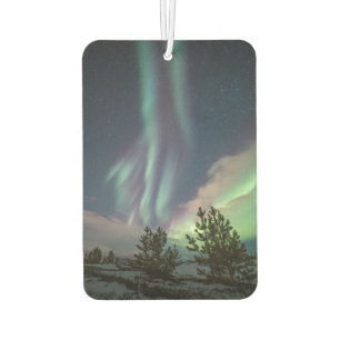 Northern Lights Trees Car Air Freshener