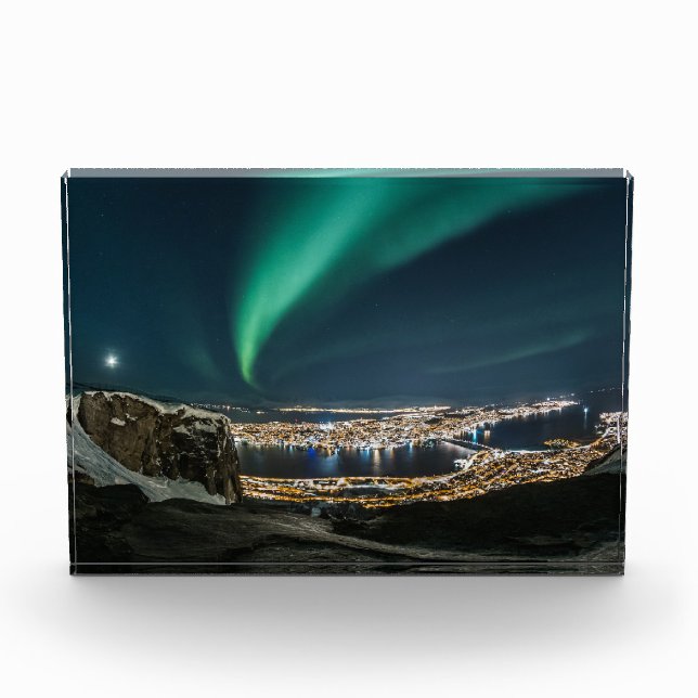 Northern Lights Tromso Photo Block (Front)