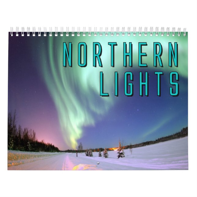 Northern Lights Wall Calendar (Cover)
