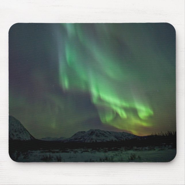 Northern Lights | Whitehorse, Yukon Mouse Pad (Front)