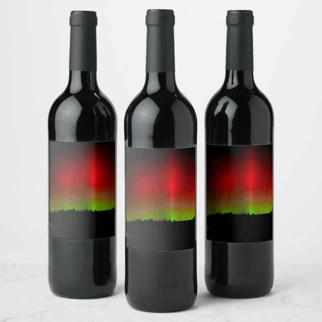 Northern Lights Wine Label (Bottles)