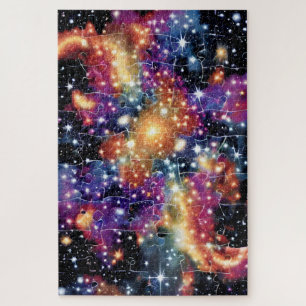 Northern Looking Lights in Space Time Epiphany Fun Jigsaw Puzzle