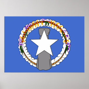 Northern Mariana Flag Poster
