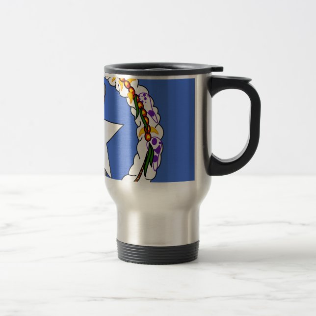 Northern Mariana Flag Travel Mug (Right)