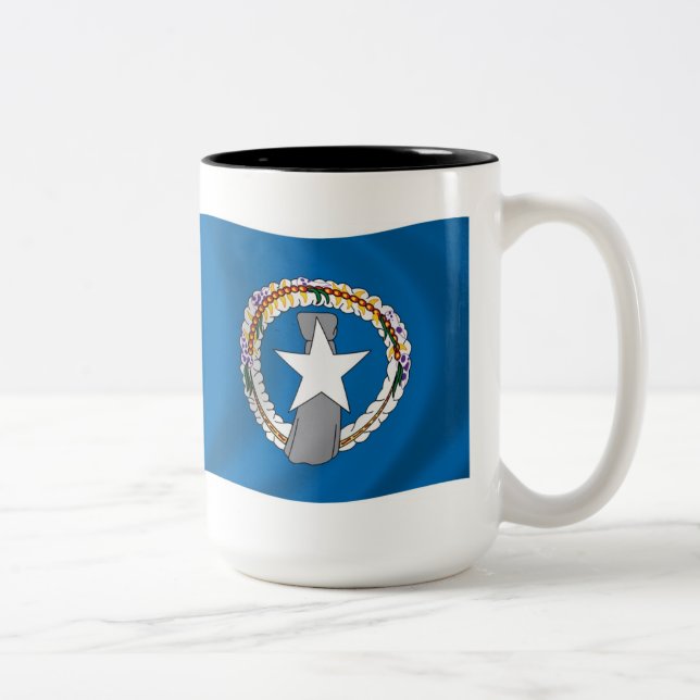 Northern Mariana Islands Flag Mug (Right)