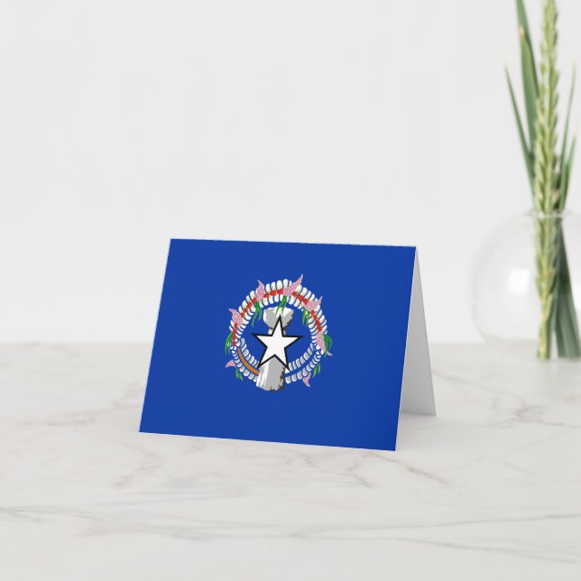 Northern Mariana Islands flag Note Card (Front)
