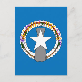 Northern Mariana Islands Flag Postcard