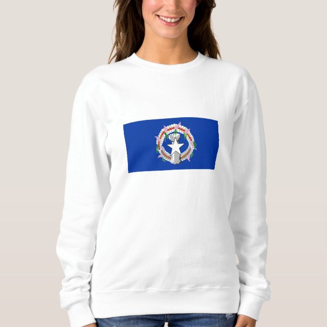 Northern Mariana Islands Flag Sweatshirt (Front)