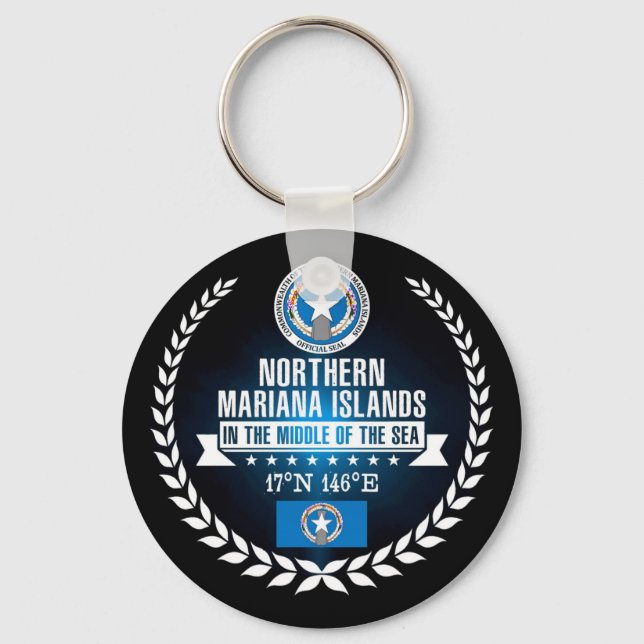 Northern Mariana Islands Key Ring (Front)