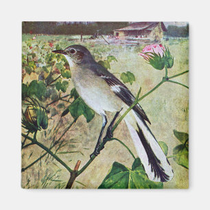 Northern Mockingbird Magnet