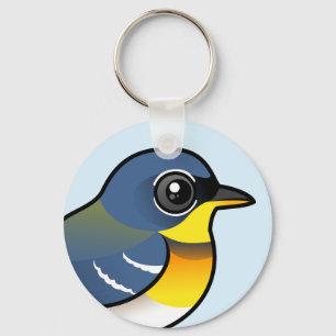 Northern Parula Key Ring