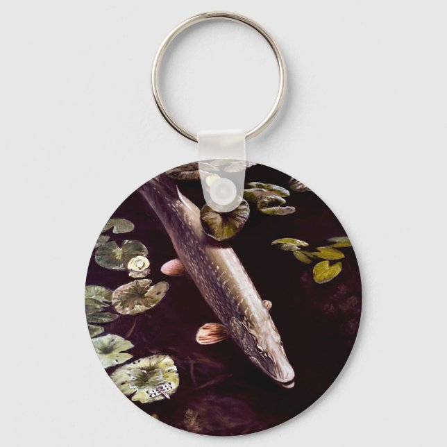 northern pike key chain (Front)