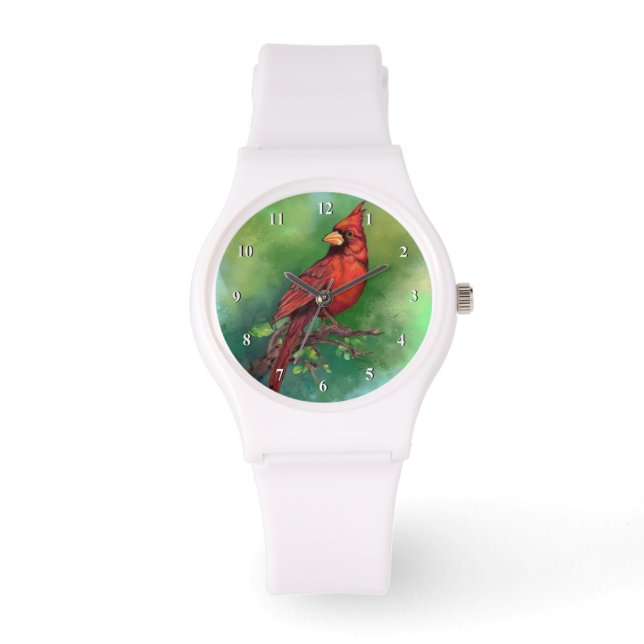 Northern Red Cardinal Bird Watch (Front)