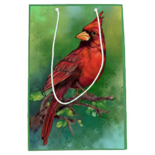 Northern Red Cardinal Gift Bag