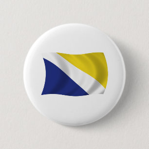 Northern Schleswig  Flag Button