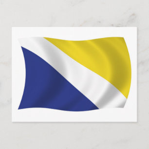 Northern Schleswig Flag Postcard