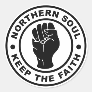 Northern Soul Classic Round Sticker