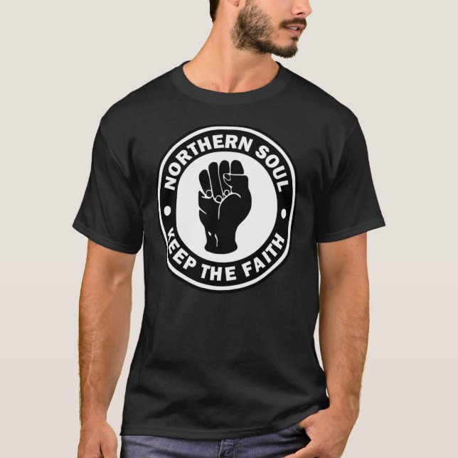 Northern Soul Keep The Faith Logo Essential T-Shir T-Shirt (Front)