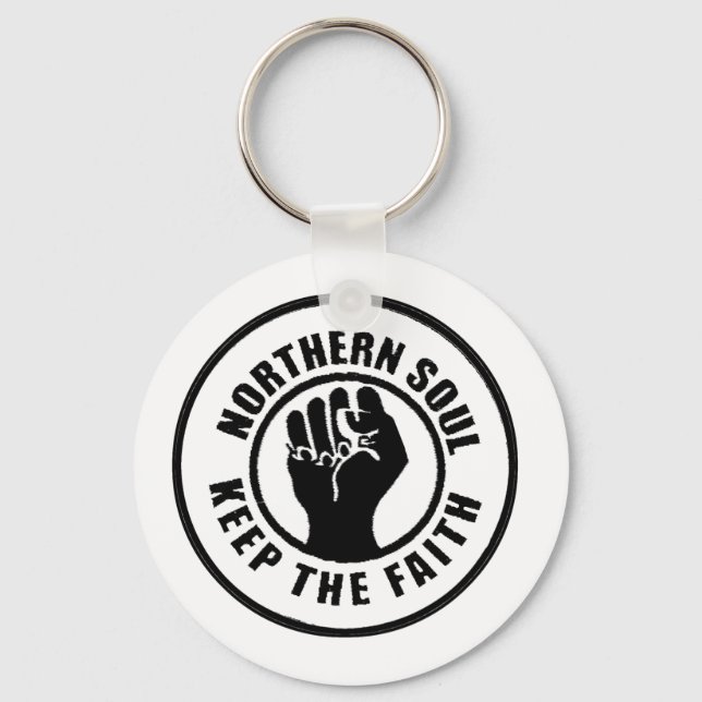 Northern Soul Key Ring (Front)