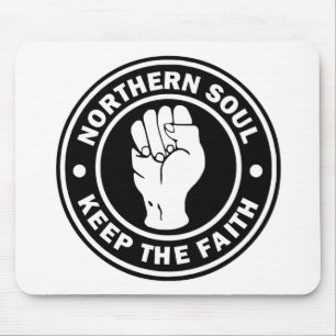northern soul Logo black Mouse Pad
