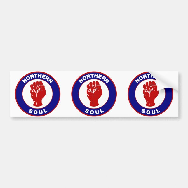 Northern Soul Mod target design Bumper Sticker (Front)