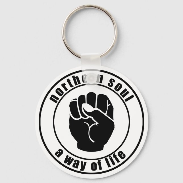 Northern Soul Patch A Way Of Life Keychain (Front)