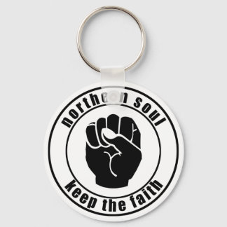 Northern Soul Patch Keep The Faith Keychain