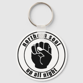 Northern Soul Patch Up All Night Keychain