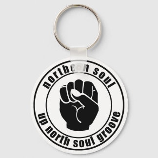 Northern Soul Patch Up North Soul Groove Keychain