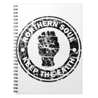 Northern Soul Scratched Vintage Notebook