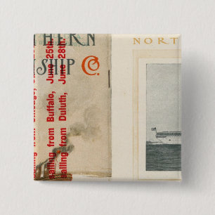 Northern Steamship Company 15 Cm Square Badge