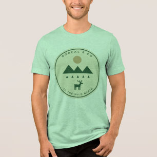 Northern Territory Moose Moon Badge BOREAL & CO Tri-Blend Shirt