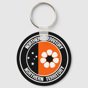 Northern Territory Round Emblem Key Ring
