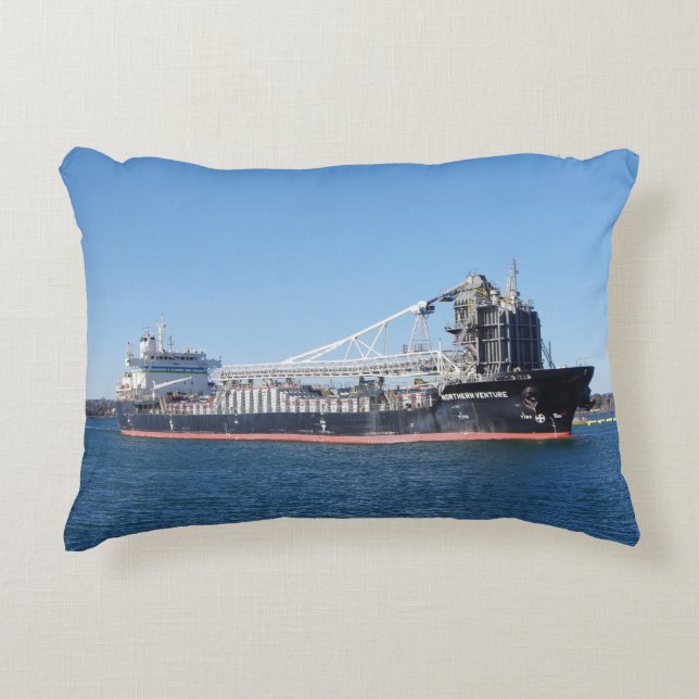 Northern Venture accent pillow (Front)